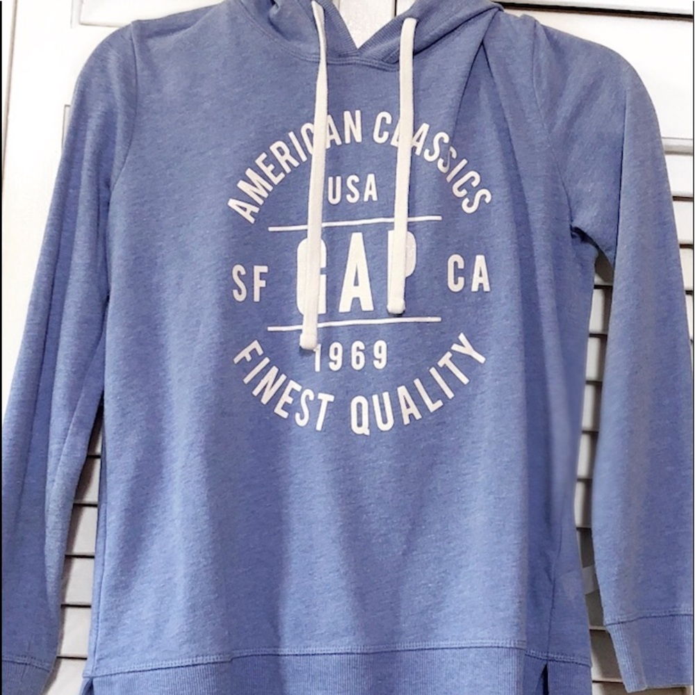 GAP periwinkle hoodie